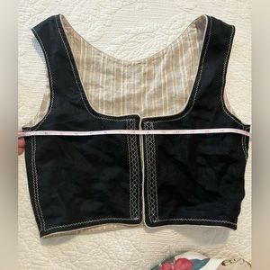 Voriagh style bodice XS lace closure Reversible